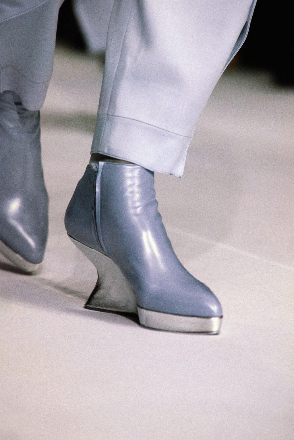 Image may contain Clothing Footwear Shoe High Heel and Person