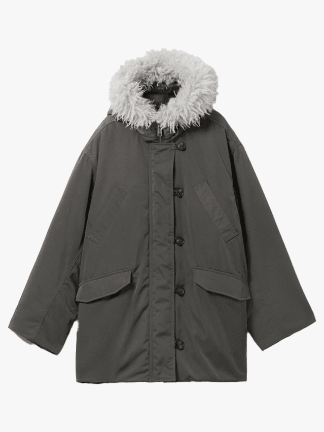 Image may contain Clothing Coat and Jacket