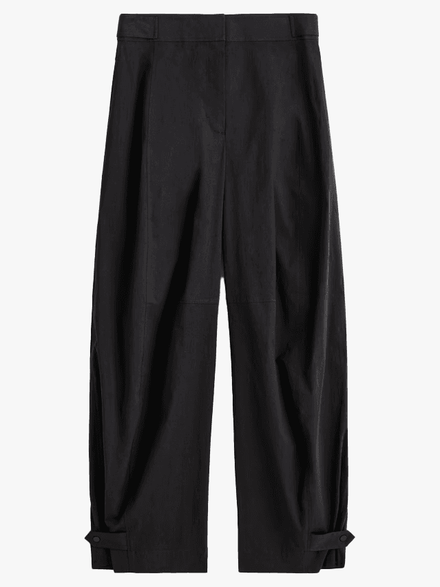 Image may contain: Clothing, Pants, Shorts, and Coat