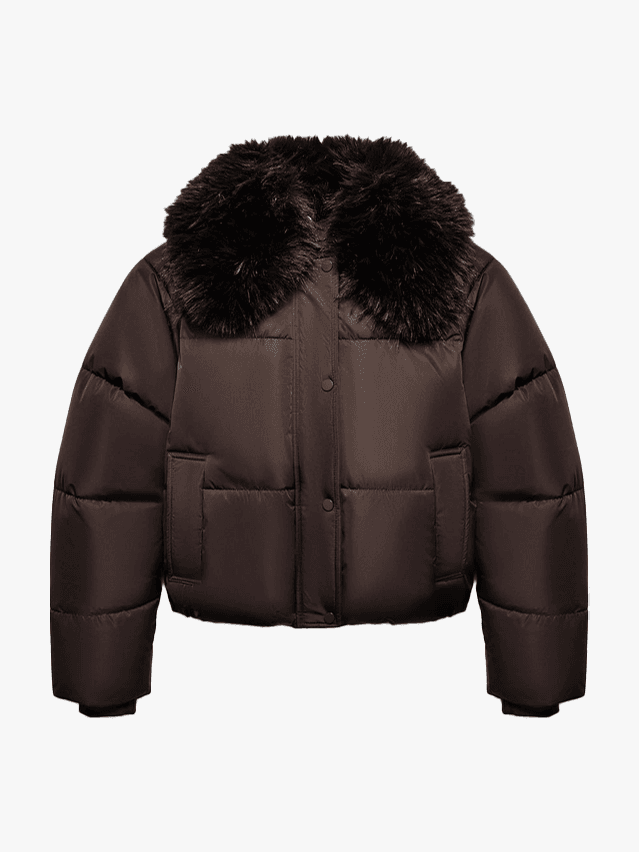 Image may contain: Clothing, Coat, Jacket, Hoodie, Knitwear, Sweater, and Sweatshirt