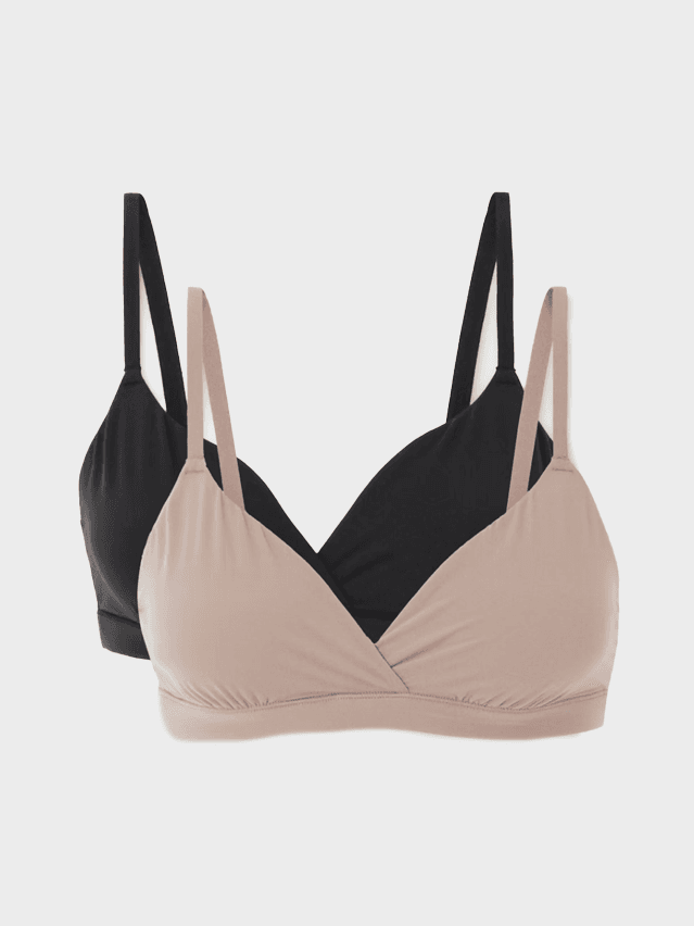 Image may contain: Bra, Clothing, Lingerie, Underwear, Swimwear, Accessories, Bag, and Handbag